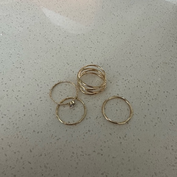 Gold Ring Stack! - Picture 2 of 2